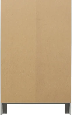 WOOOD Vertiko »Eva FSC®-Kiefernholz geschliffen, H 150 x B 93 x T 40 cm« Tragkraft 15 kg pro Boden, MDF-Rückwand für Stabilität, Pfleigleicht