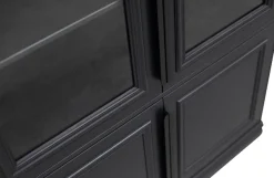 WOOOD Vitrine »Organize FSC®-Kiefernholz mit Glastüren, H 215 x B 110 x T 44 cm« Tragkraft 15 kg pro Boden, höhenverstellbare Böden, pfleigleicht