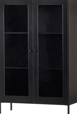 WOOOD Vitrine »Xam« aus Kiefernholz, Breite 100 cm