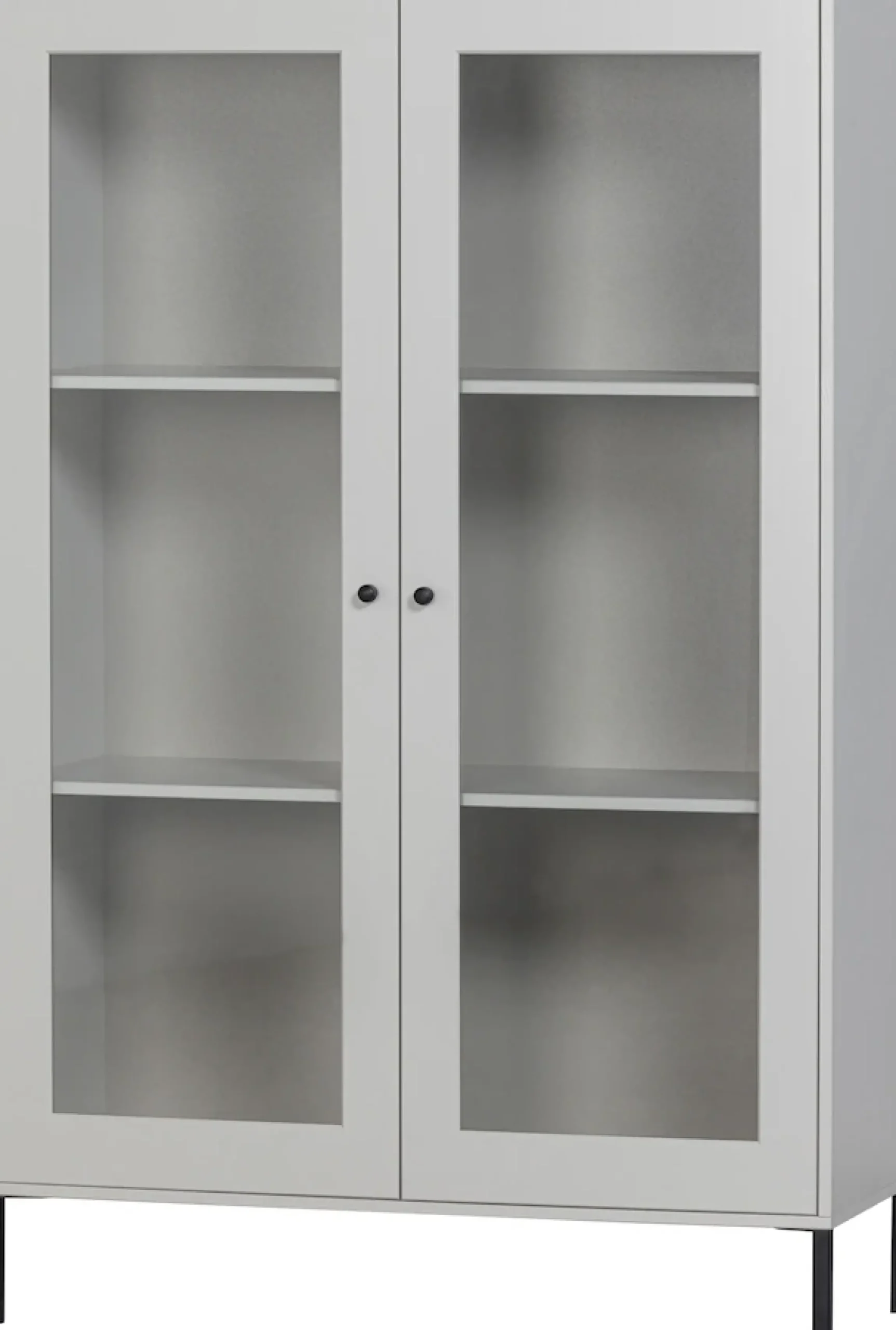 WOOOD Vitrine »Xam FSC®-Kiefernholz geschliffen mit offenen Fächern 100x40x155 cm« Sichtbare Maserung, Tragkraft 15 kg pro Boden, einfach zu montieren