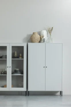 WOOOD Vitrine »Xam FSC®-Kiefernholz geschliffen mit offenen Fächern 100x40x155 cm« Sichtbare Maserung, Tragkraft 15 kg pro Boden, einfach zu montieren