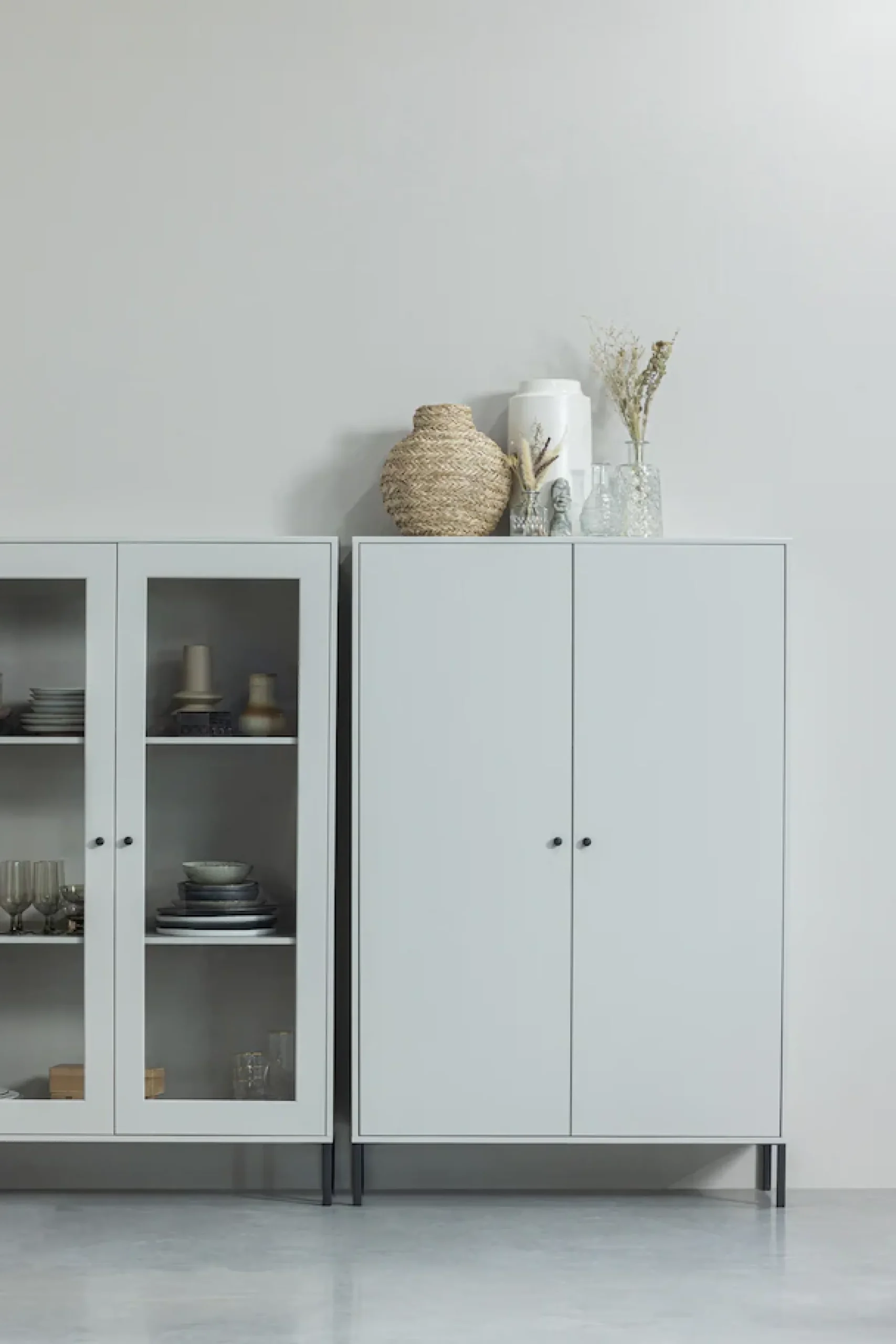 WOOOD Vitrine »Xam FSC®-Kiefernholz geschliffen mit offenen Fächern 100x40x155 cm« Sichtbare Maserung, Tragkraft 15 kg pro Boden, einfach zu montieren