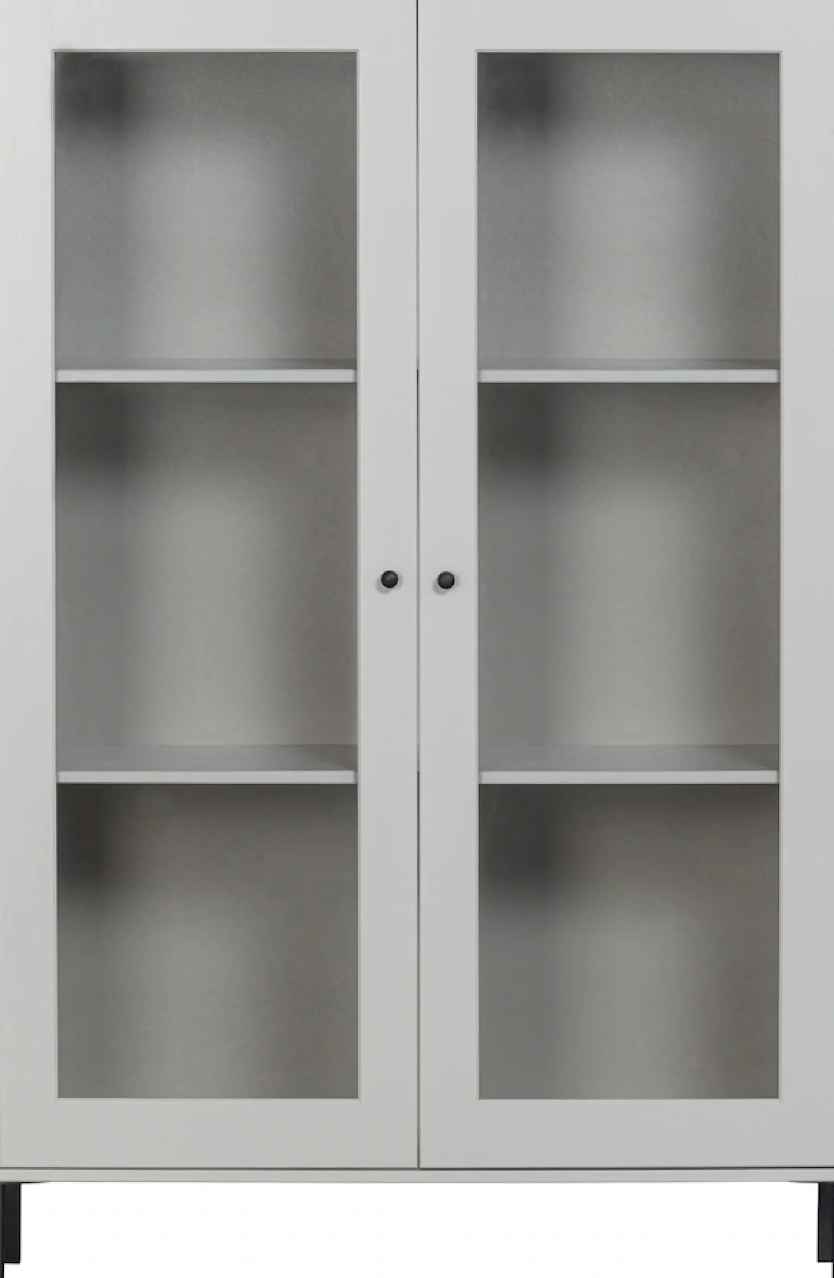 WOOOD Vitrine »Xam FSC®-Kiefernholz geschliffen mit offenen Fächern 100x40x155 cm« Sichtbare Maserung, Tragkraft 15 kg pro Boden, einfach zu montieren