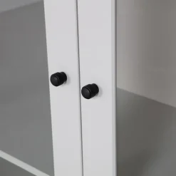 WOOOD Vitrine »Xam FSC®-Kiefernholz geschliffen mit offenen Fächern 100x40x155 cm« Sichtbare Maserung, Tragkraft 15 kg pro Boden, einfach zu montieren