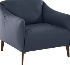W.SCHILLIG Cocktailsessel »sally Designsessel, zeitlos und bequem, tolle Verarbeitungsdetails« mit Metall-Winkelfüßen in Bronze pulverbeschichtet