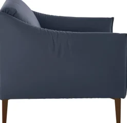 W.SCHILLIG Cocktailsessel »sally Designsessel, zeitlos und bequem, tolle Verarbeitungsdetails« mit Metall-Winkelfüßen in Bronze pulverbeschichtet