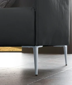 W.SCHILLIG Cocktailsessel »sally Designsessel, zeitlos und bequem, tolle Verarbeitungsdetails« mit Metallfüßen in Silber matt