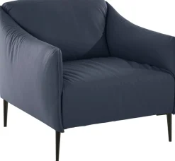 W.SCHILLIG Cocktailsessel »sally Design-Sessel, zeitlos und bequem, tolle Verarbeitungsdetails« mit Metallfüßen in Schwarz pulverbeschichtet