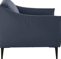 W.SCHILLIG Cocktailsessel »sally Design-Sessel, zeitlos und bequem, tolle Verarbeitungsdetails« mit Metallfüßen in Schwarz pulverbeschichtet