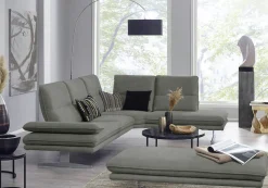 W.SCHILLIG Ecksofa »broadway, Designsofa, mit tollem Sitzkomfort, L-Form« Sitztiefenverstellung, Kopfteil- & Seitenteilverstellung, Breite 284cm