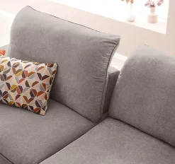 W.SCHILLIG Ecksofa »enjoy&MORE, Designsofa, elegant und bequem, L-Form« Sitztiefenverstellung, Füße bronze pulverbeschichtet, Breite 294 cm