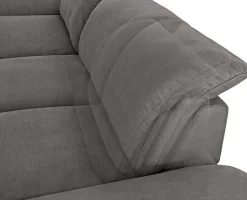W.SCHILLIG Ecksofa »enjoy&MORE, Designsofa, bequem, zeitlos und elegant, L-Form« Sitztiefenverstellung, Füße schwarz pulverbeschichtet, Breite 340 cm