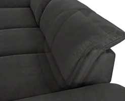 W.SCHILLIG Ecksofa »enjoy&MORE, Designsofa, bequem, zeitlos und elegant, L-Form« mit Sitztiefenverstellung, Füße silber matt, Breite 340 cm