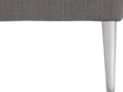 W.SCHILLIG Ecksofa »enjoy&MORE, Designsofa, bequem, zeitlos und elegant, L-Form« mit Sitztiefenverstellung, Füße Chrom glänzend, Breite 340 cm