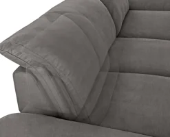 W.SCHILLIG Ecksofa »enjoy&MORE, Designsofa, bequem, zeitlos und elegant, L-Form« mit Sitztiefenverstellung, Füße Chrom glänzend, Breite 340 cm