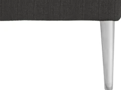 W.SCHILLIG Ecksofa »enjoy&MORE, Designsofa, elegant und bequem, L-Form« mit Sitztiefenverstellung, Füße Chrom glänzend, Breite 310 cm