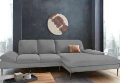 W.SCHILLIG Ecksofa »enjoy&MORE, Designsofa, bequem, zeitlos und elegant, L-Form« Sitztiefenverstellung, Füße bronze pulverbeschichtet, Breite 310 cm