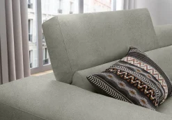 W.SCHILLIG Ecksofa »piedroo, Designsofa mit tollem Sitzkomfort, bequem, L-Form« Kopfteilverstellung, wahlweise mit Sitztiefenverstellung, Breite 343cm