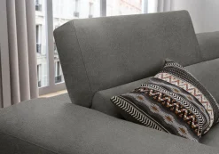 W.SCHILLIG Ecksofa »piedroo, Designsofa mit tollem Sitzkomfort, elegant und bequem, L-Form« Kopfteilverstellung, wahlweise mit Sitztiefenverstellung, Breite 343cm