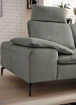 W.SCHILLIG Ecksofa »valentinoo, Designsofa, elegant und bequem, L-Form« mit Sitztiefenverstellung, Breite 318 cm