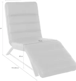W.SCHILLIG Relaxliege »daily dreams« Funktionsliege wahlweise mit Motor, Gestell matt, Breite 75 cm