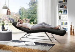 W.SCHILLIG Relaxliege »daily dreams« Funktionsliege wahlweise mit Motor, Gestell Chrom, Breite 65 cm