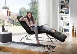 W.SCHILLIG Relaxliege »daily dreams« Funktionsliege wahlweise mit Motor, Gestell Chrom, Breite 65 cm