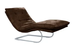 W.SCHILLIG Relaxliege »daily dreams« in Waffelkissen-Optik, wahlweise mit Motor, silber matt, in 2 Breiten