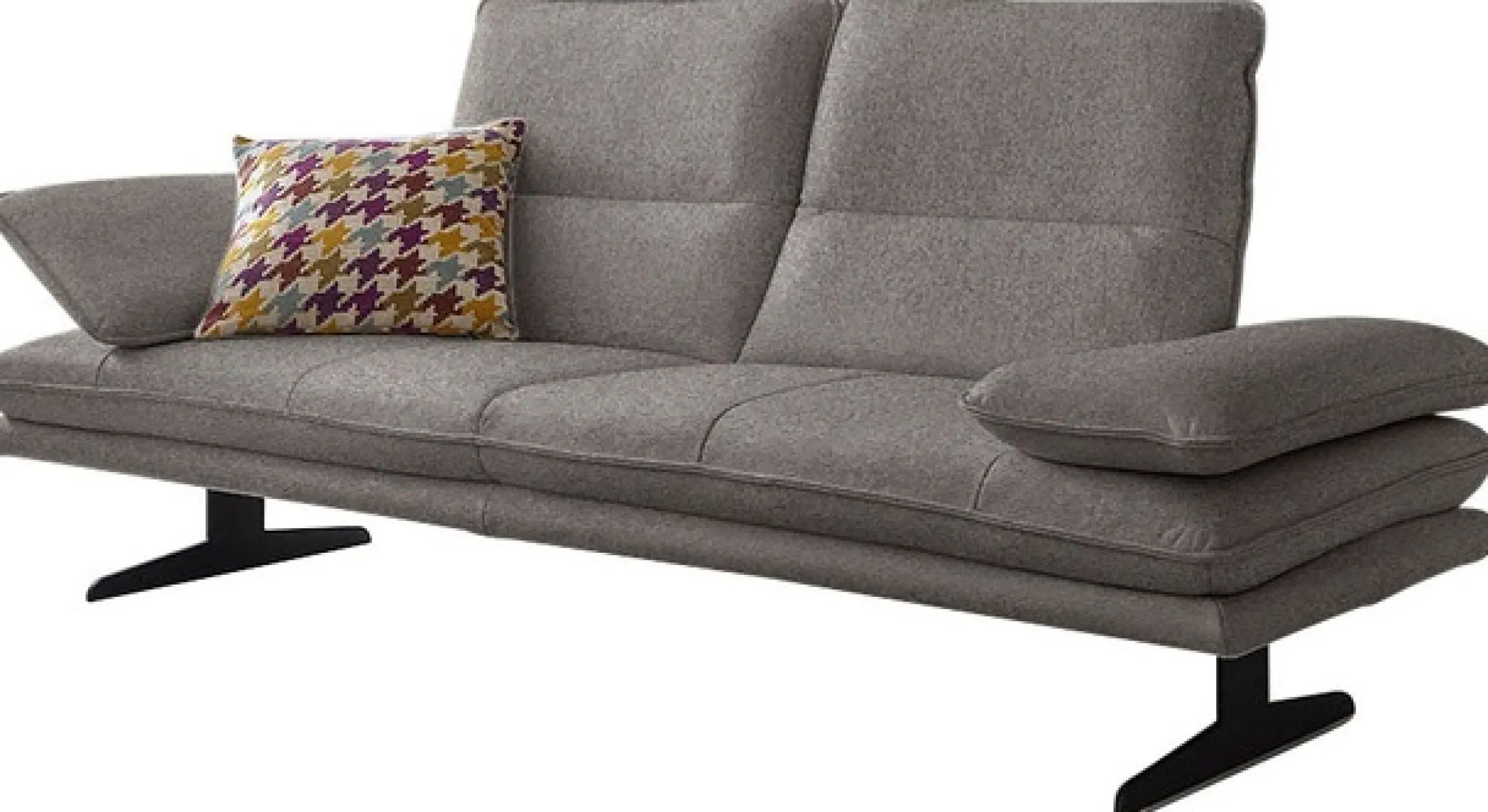 W.SCHILLIG 2,5-Sitzer »broadway, Designsofa mit tollem Sitzkomfort« Sitztiefenverstellung, Kopfteil- & Seitenteilverstellung, Breite 236cm