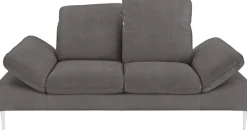 W.SCHILLIG 2,5-Sitzer »enjoy&MORE« mit Sitztiefenverstellung, Füße Chrom glänzend, Breite 232 cm