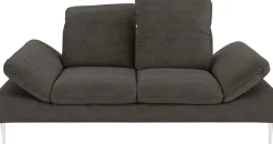 W.SCHILLIG 2-Sitzer »enjoy&MORE« mit Sitztiefenverstellung, Füße silber matt, Breite 202 cm