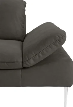 W.SCHILLIG 2-Sitzer »enjoy&MORE« mit Sitztiefenverstellung, Füße silber matt, Breite 202 cm