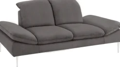 W.SCHILLIG 2,5-Sitzer »enjoy&MORE« mit Sitztiefenverstellung, Füße silber matt, Breite 232 cm