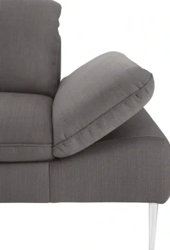 W.SCHILLIG 2,5-Sitzer »enjoy&MORE« mit Sitztiefenverstellung, Füße silber matt, Breite 232 cm