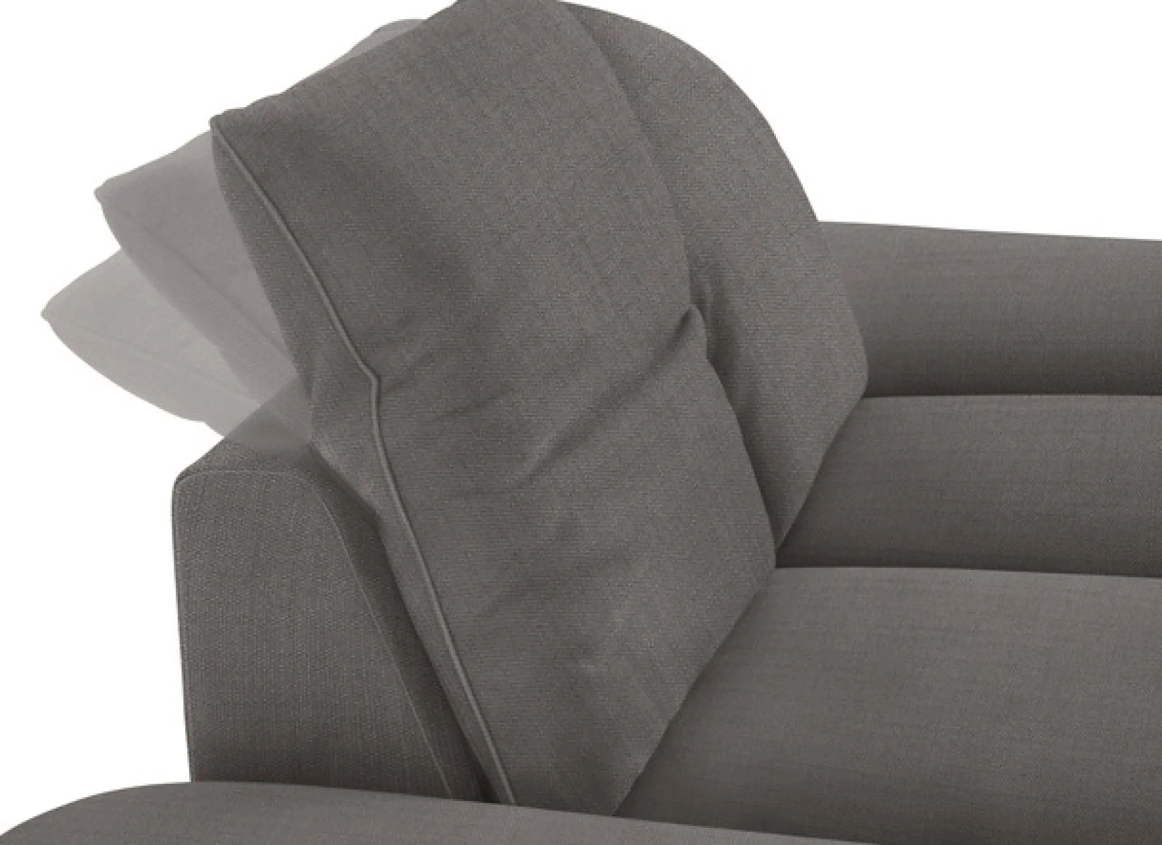 W.SCHILLIG 2,5-Sitzer »enjoy&MORE« mit Sitztiefenverstellung, Füße silber matt, Breite 232 cm