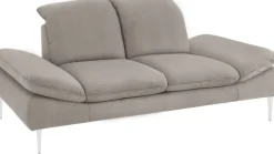 W.SCHILLIG 2-Sitzer »enjoy&MORE« mit Sitztiefenverstellung, Füße Chrom glänzend, Breite 202 cm
