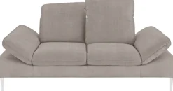 W.SCHILLIG 2-Sitzer »enjoy&MORE« mit Sitztiefenverstellung, Füße Chrom glänzend, Breite 202 cm