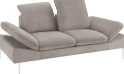 W.SCHILLIG 2-Sitzer »enjoy&MORE« mit Sitztiefenverstellung, Füße Chrom glänzend, Breite 202 cm
