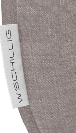 W.SCHILLIG 2-Sitzer »enjoy&MORE« mit Sitztiefenverstellung, Füße Chrom glänzend, Breite 202 cm