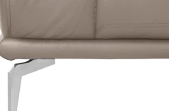 W.SCHILLIG 2,5-Sitzer »montanaa bequem, Federkernunterfederung, elegant & edel« mit Metallfüßen in Chrom glänzend, Breite 232 cm