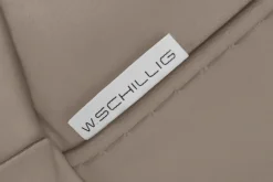 W.SCHILLIG 2,5-Sitzer »montanaa bequem, Federkernunterfederung, elegant & edel« mit Metallfüßen in Chrom glänzend, Breite 232 cm