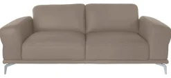 W.SCHILLIG 2,5-Sitzer »montanaa Design Sofa mit erstklassigem Sitzkomfort, Federkern« mit Metallfüßen in Silber matt, Breite 212 cm