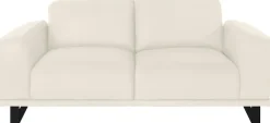 W.SCHILLIG 2-Sitzer »montanaa Designsofa mit erstklassigem Sitzkomfort, Federkern« mit Metallkufen in Schwarz pulverbeschichtet, Breite 192 cm