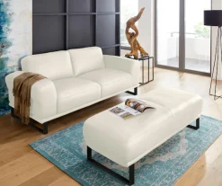 W.SCHILLIG 2-Sitzer »montanaa Designsofa mit erstklassigem Sitzkomfort, Federkern« mit Metallkufen in Schwarz pulverbeschichtet, Breite 192 cm