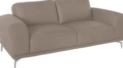 W.SCHILLIG 2-Sitzer »montanaa Designsofa, bequem, Breite 192cm, Federkern« mit Metallfüßen in Silber matt, Breite 192 cm