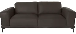 W.SCHILLIG 2,5-Sitzer »montanaa elegant und edel, bequem, Federkernunterfederung« mit Metallfüßen in Schwarz pulverbeschichtet, Breite 212 cm