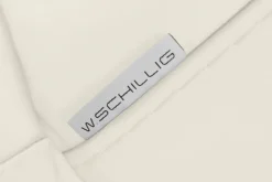W.SCHILLIG 2-Sitzer »montanaa elegant & edel, Federkernunterfederung« mit Metallfüßen in Schwarz pulverbeschichtet, Breite 192 cm