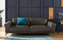 W.SCHILLIG 2,5-Sitzer »montanaa« mit Metallfüßen in Bronze pulverbeschichtet, Breite 232 cm