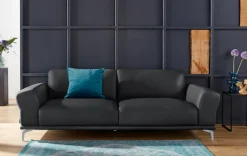 W.SCHILLIG 2,5-Sitzer »montanaa« mit Metallfüßen in Silber matt, Breite 232 cm