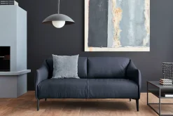 W.SCHILLIG 2,5-Sitzer »sally Designsofa, Loungesofa, bequem, schmale Armlehnen, Breite 174cm« mit Metall-Winkelfüßen in Schwarz pulverbeschichtet, Breite 174 cm